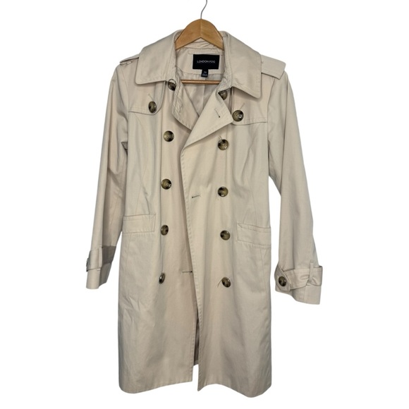 London Fog Heritage Double Breasted Belted Trench Size XS - Picture 2 of 12